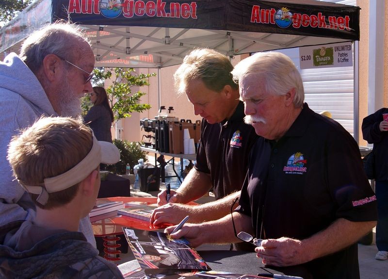 Wayne Carini at Autogeeks Cars and Coffee with Mike Phillips