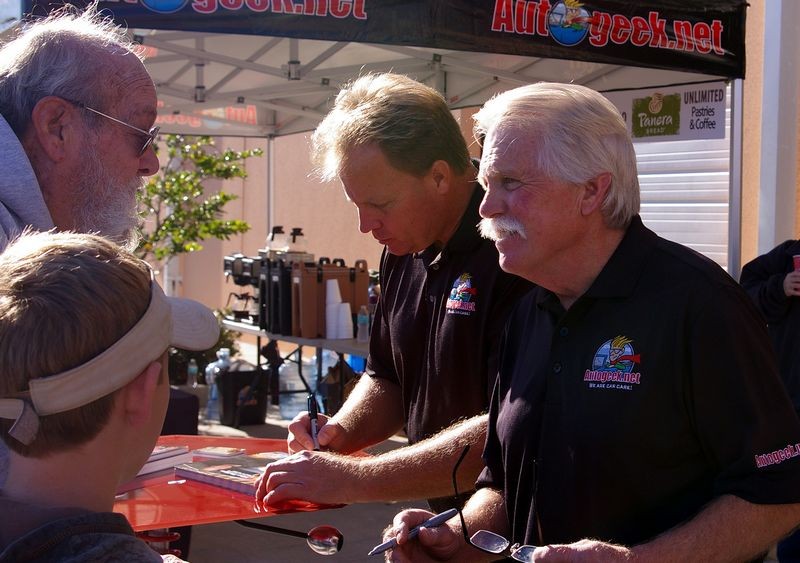 Wayne Carini at Autogeeks Cars and Coffee with Mike Phillips