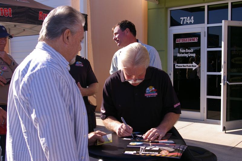Wayne Carini at Autogeeks Cars and Coffee with Mike Phillips