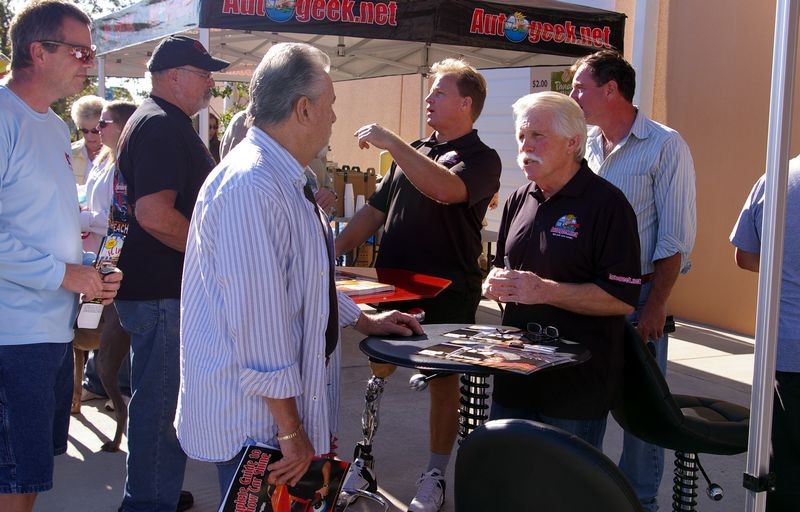 Wayne Carini at Autogeeks Cars and Coffee with Mike Phillips