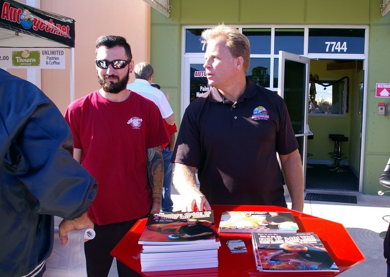 Wayne Carini at Autogeeks Cars and Coffee with Mike Phillips