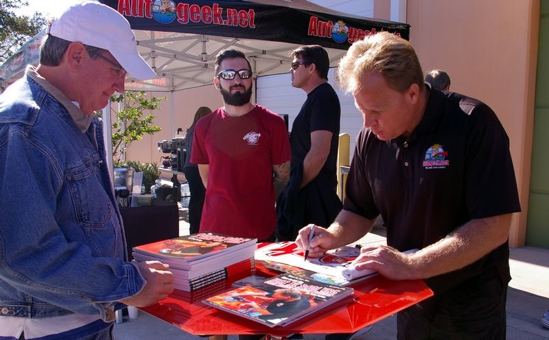 Wayne Carini at Autogeeks Cars and Coffee with Mike Phillips