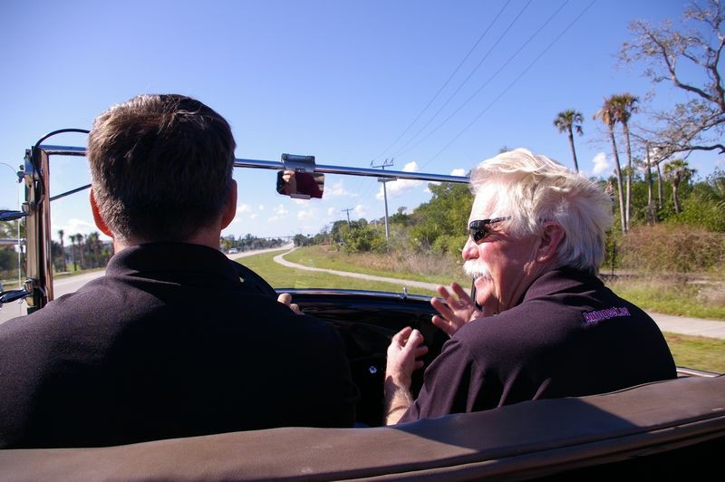 Wayne Carini at Autogeeks Cars and Coffee with Mike Phillips