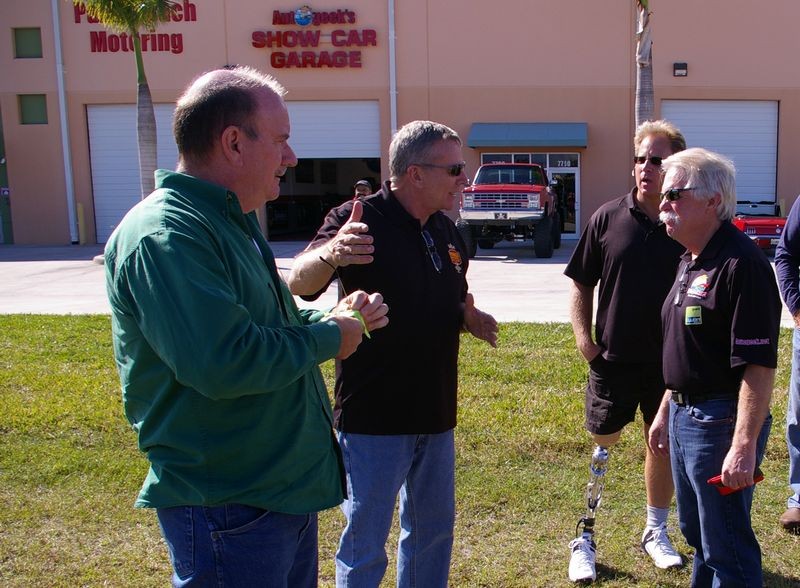 Wayne Carini at Autogeeks Cars and Coffee with Mike Phillips