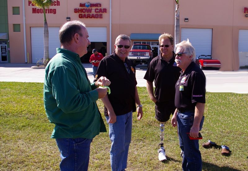 Wayne Carini at Autogeeks Cars and Coffee with Mike Phillips