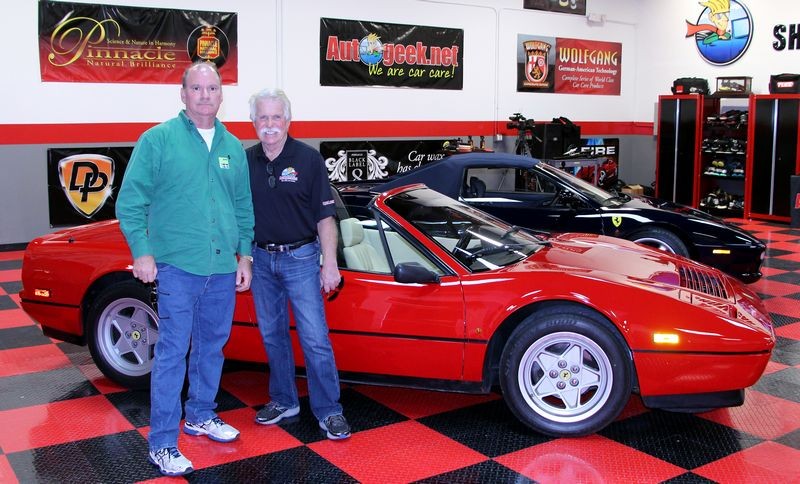 Wayne Carini at Autogeeks Cars and Coffee with Mike Phillips