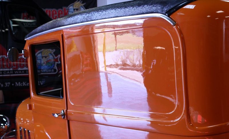 Wet sanding orange peel Mike Phillips Autogeek 1929 Model A