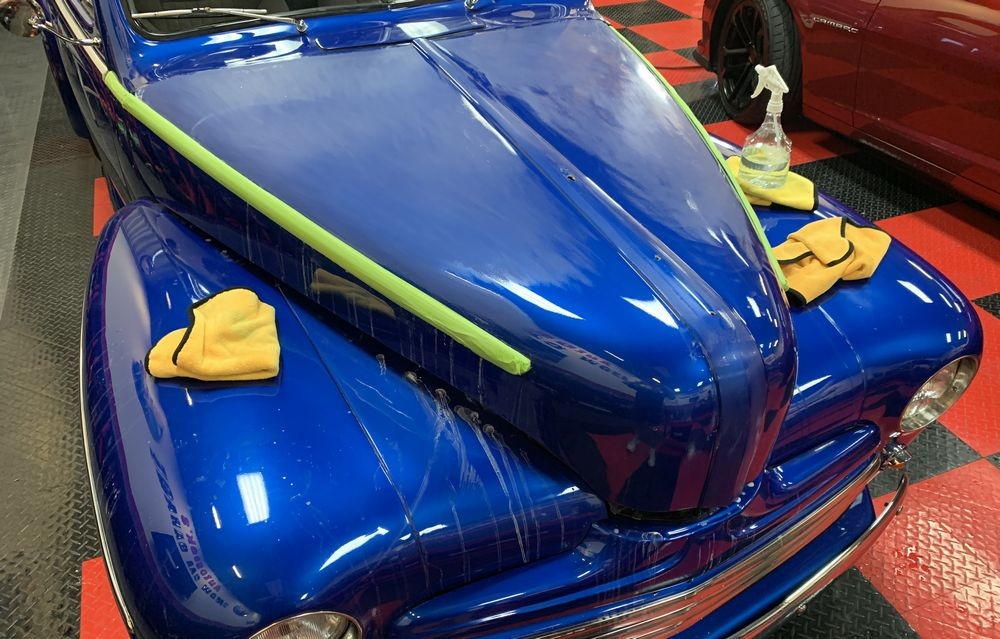 Wetsanding 1947 Ford Coupe Streetrod Mike Phillips