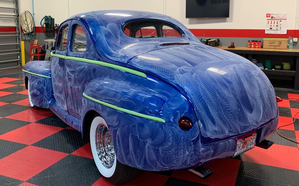 Wetsanding 1947 Ford Coupe Streetrod Mike Phillips