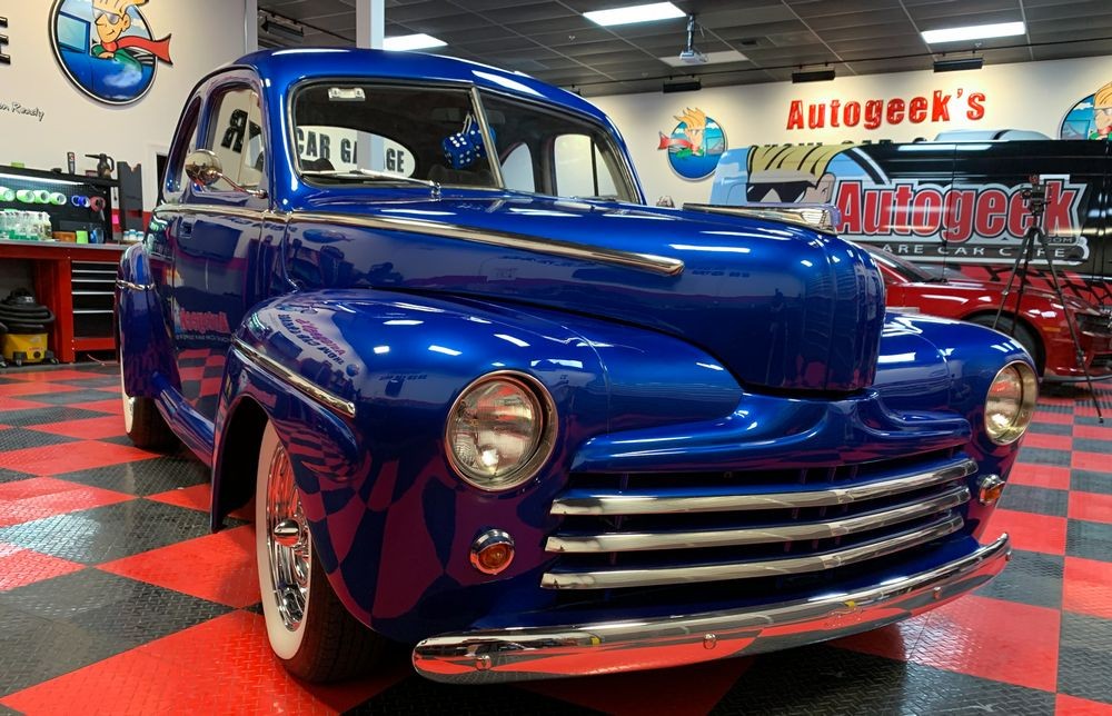 Wetsanding 1947 Ford Coupe Streetrod Mike Phillips