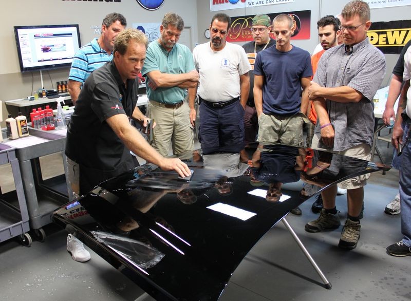 Wetsanding Rotary Buffer Classes at Autogeek.net with Mike Phillips