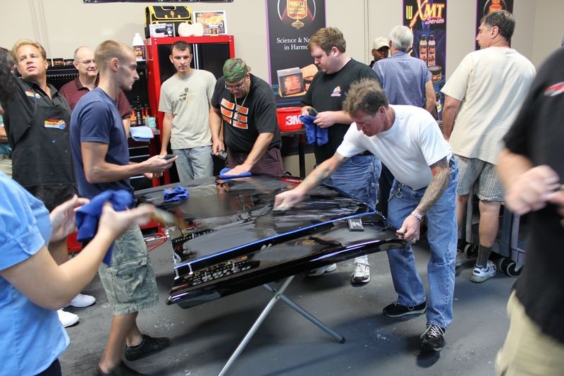 Wetsanding Rotary Buffer Classes at Autogeek.net with Mike Phillips