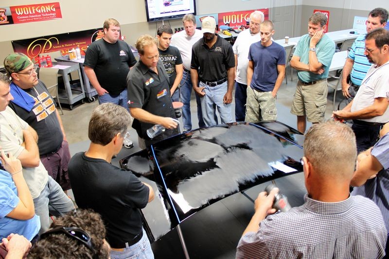 Wetsanding Rotary Buffer Classes at Autogeek.net with Mike Phillips