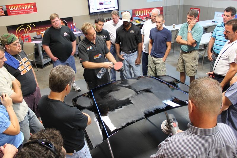 Wetsanding Rotary Buffer Classes at Autogeek.net with Mike Phillips