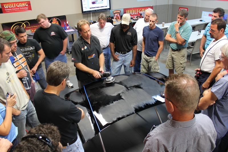 Wetsanding Rotary Buffer Classes at Autogeek.net with Mike Phillips