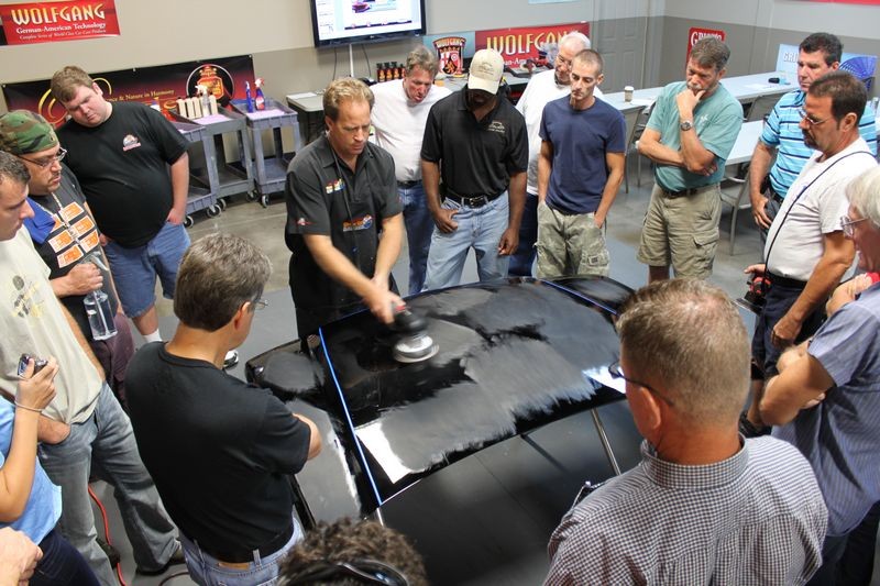 Wetsanding Rotary Buffer Classes at Autogeek.net with Mike Phillips