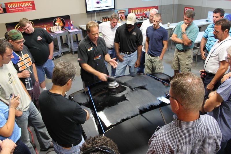 Wetsanding Rotary Buffer Classes at Autogeek.net with Mike Phillips