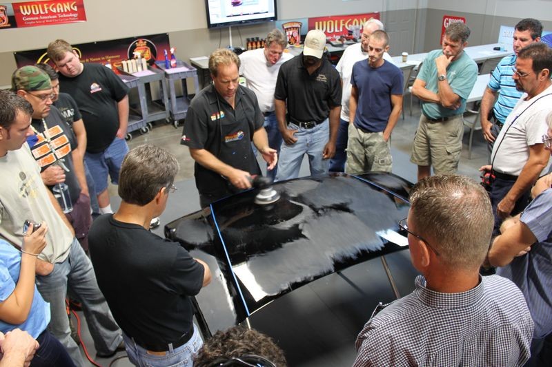 Wetsanding Rotary Buffer Classes at Autogeek.net with Mike Phillips
