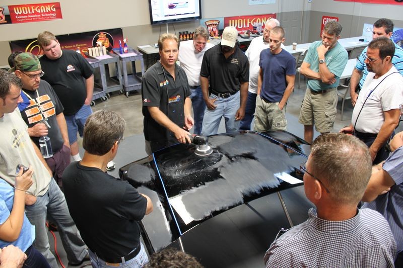 Wetsanding Rotary Buffer Classes at Autogeek.net with Mike Phillips