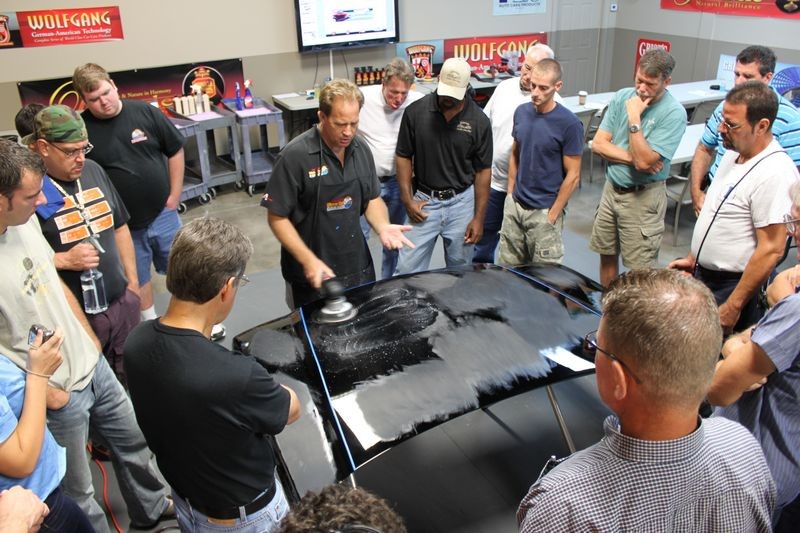 Wetsanding Rotary Buffer Classes at Autogeek.net with Mike Phillips