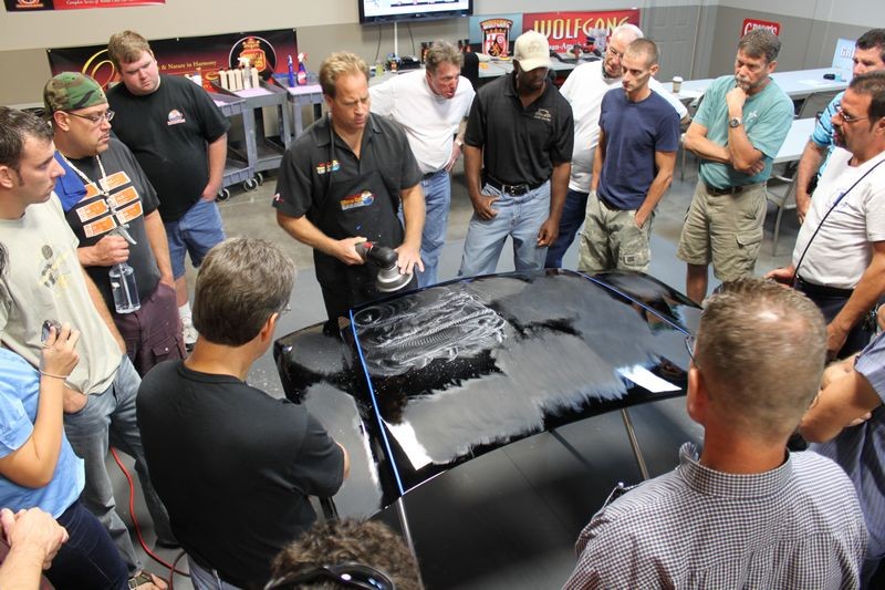 Wetsanding Rotary Buffer Classes at Autogeek.net with Mike Phillips