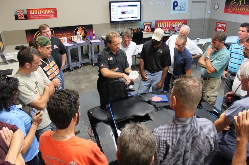 Wetsanding Rotary Buffer Classes at Autogeek.net with Mike Phillips