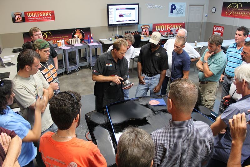 Wetsanding Rotary Buffer Classes at Autogeek.net with Mike Phillips