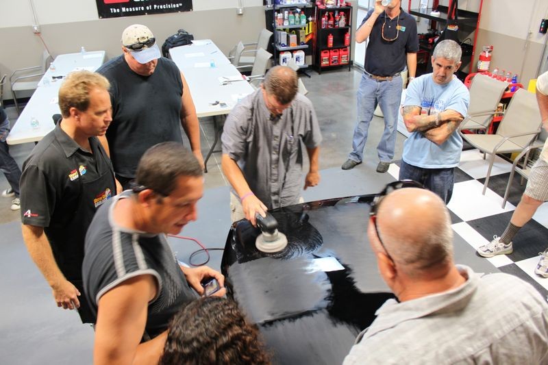 Wetsanding Rotary Buffer Classes at Autogeek.net with Mike Phillips