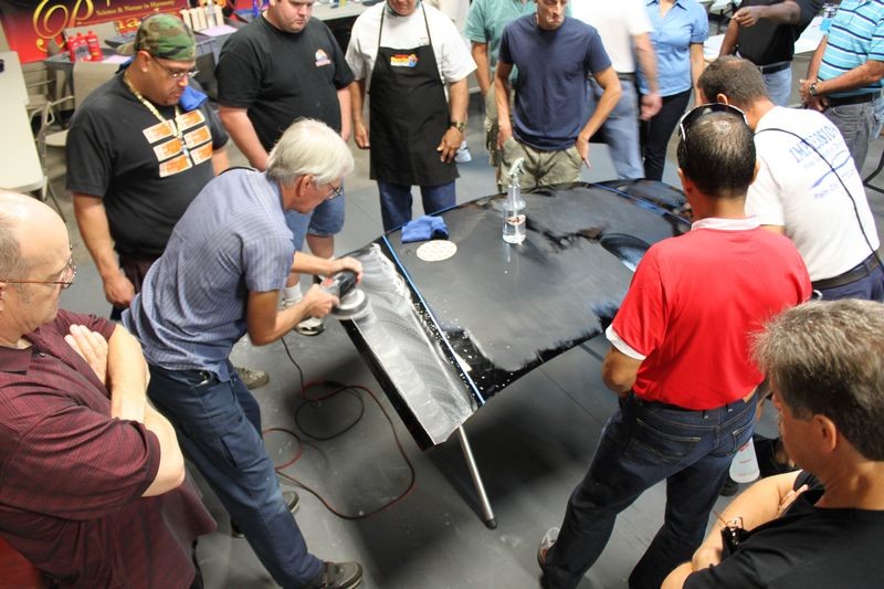 Wetsanding Rotary Buffer Classes at Autogeek.net with Mike Phillips