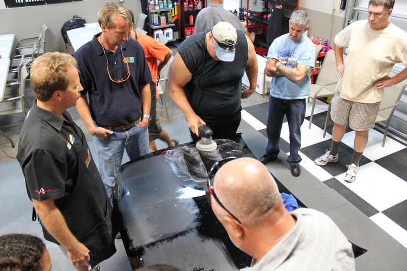 Wetsanding Rotary Buffer Classes at Autogeek.net with Mike Phillips
