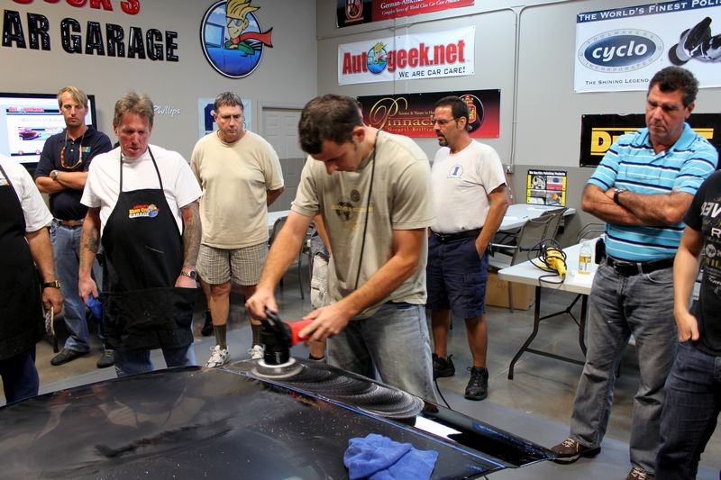 Wetsanding Rotary Buffer Classes at Autogeek.net with Mike Phillips