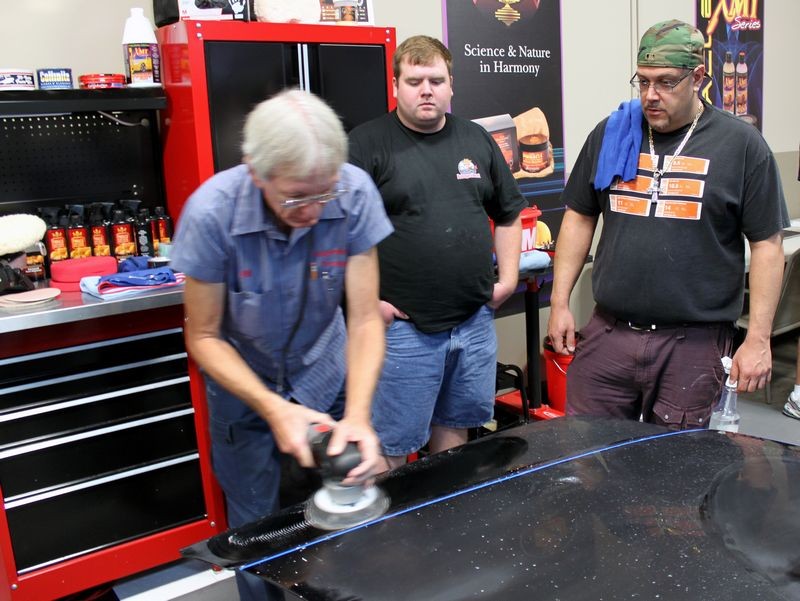 Wetsanding Rotary Buffer Classes at Autogeek.net with Mike Phillips