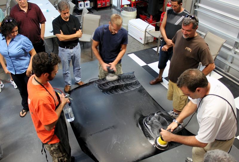 Wetsanding Rotary Buffer Classes at Autogeek.net with Mike Phillips