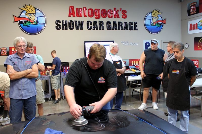 Wetsanding Rotary Buffer Classes at Autogeek.net with Mike Phillips
