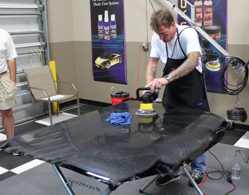 Wetsanding Rotary Buffer Classes at Autogeek.net with Mike Phillips