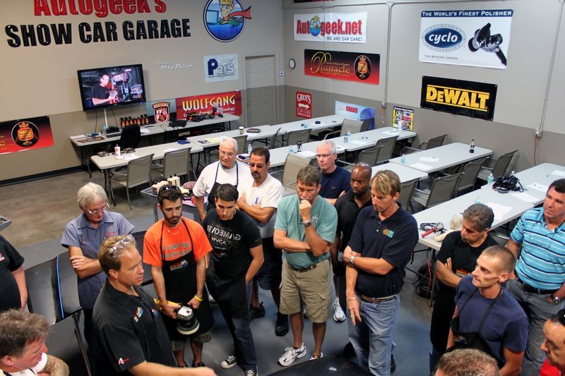 Wetsanding Rotary Buffer Classes at Autogeek.net with Mike Phillips