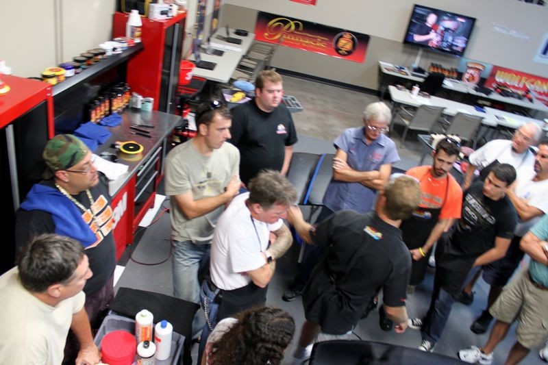 Wetsanding Rotary Buffer Classes at Autogeek.net with Mike Phillips