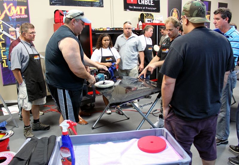 Wetsanding Rotary Buffer Classes at Autogeek.net with Mike Phillips