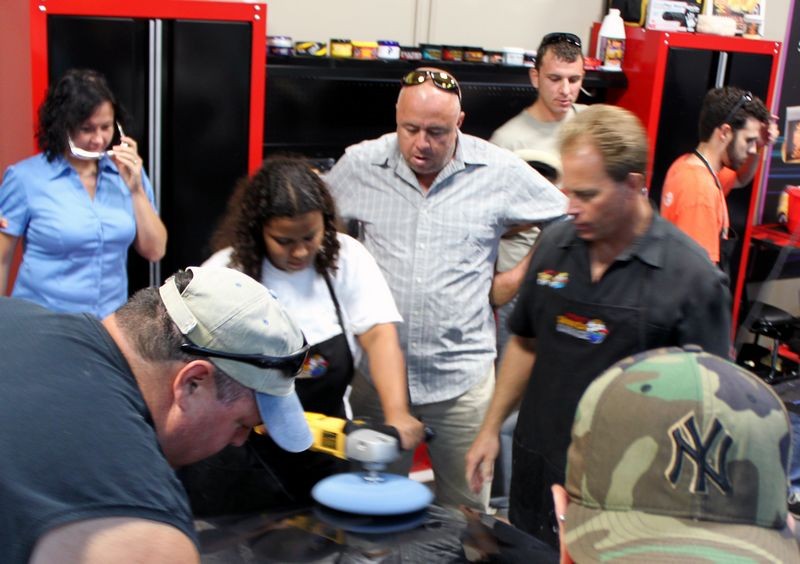Wetsanding Rotary Buffer Classes at Autogeek.net with Mike Phillips