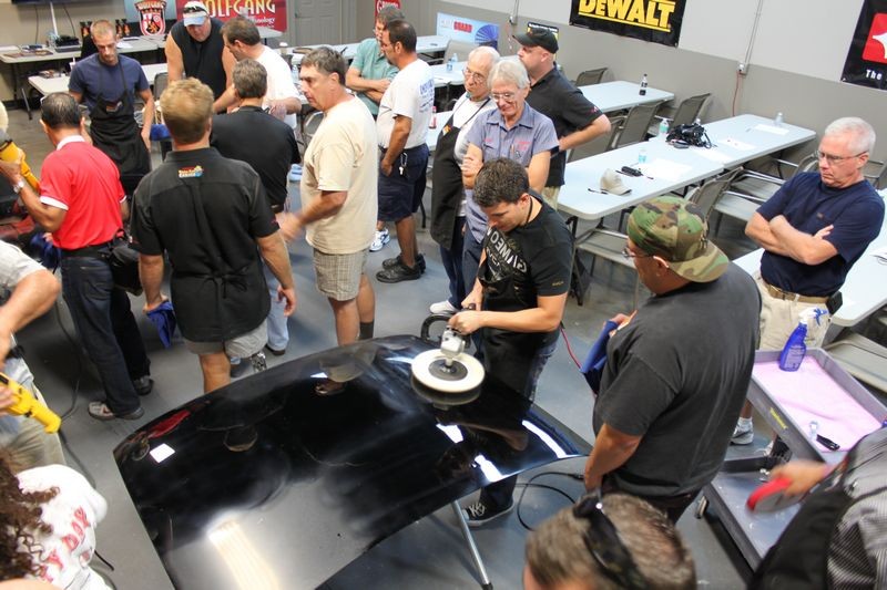 Wetsanding Rotary Buffer Classes at Autogeek.net with Mike Phillips