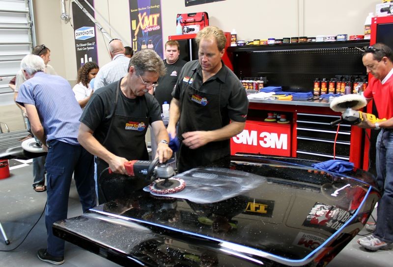 Wetsanding Rotary Buffer Classes at Autogeek.net with Mike Phillips