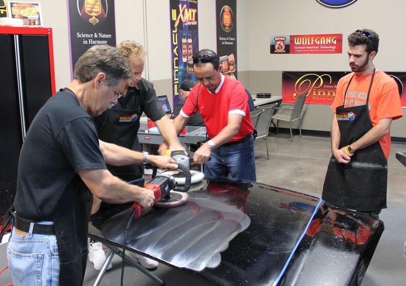 Wetsanding Rotary Buffer Classes at Autogeek.net with Mike Phillips