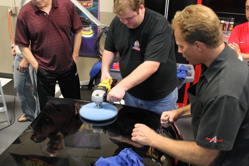 Wetsanding Rotary Buffer Classes at Autogeek.net with Mike Phillips