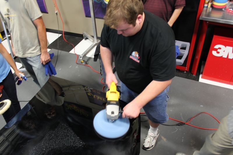Wetsanding Rotary Buffer Classes at Autogeek.net with Mike Phillips