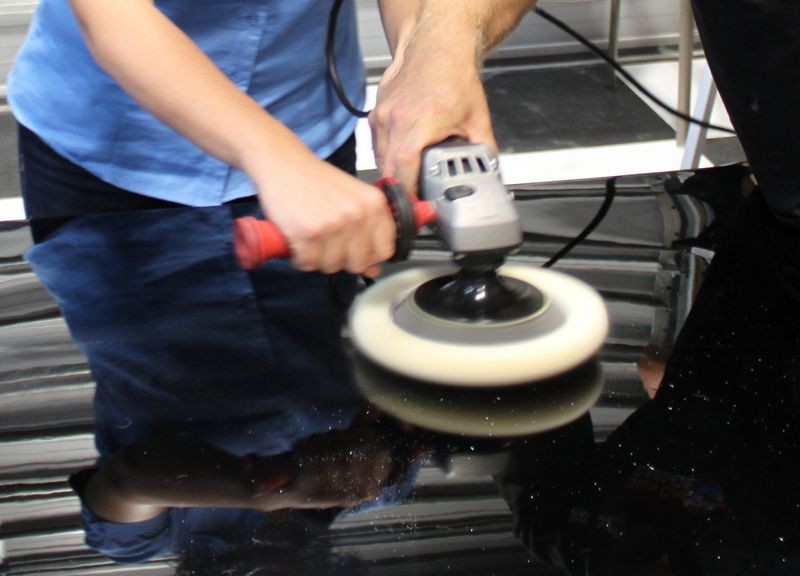 Wetsanding Rotary Buffer Classes at Autogeek.net with Mike Phillips