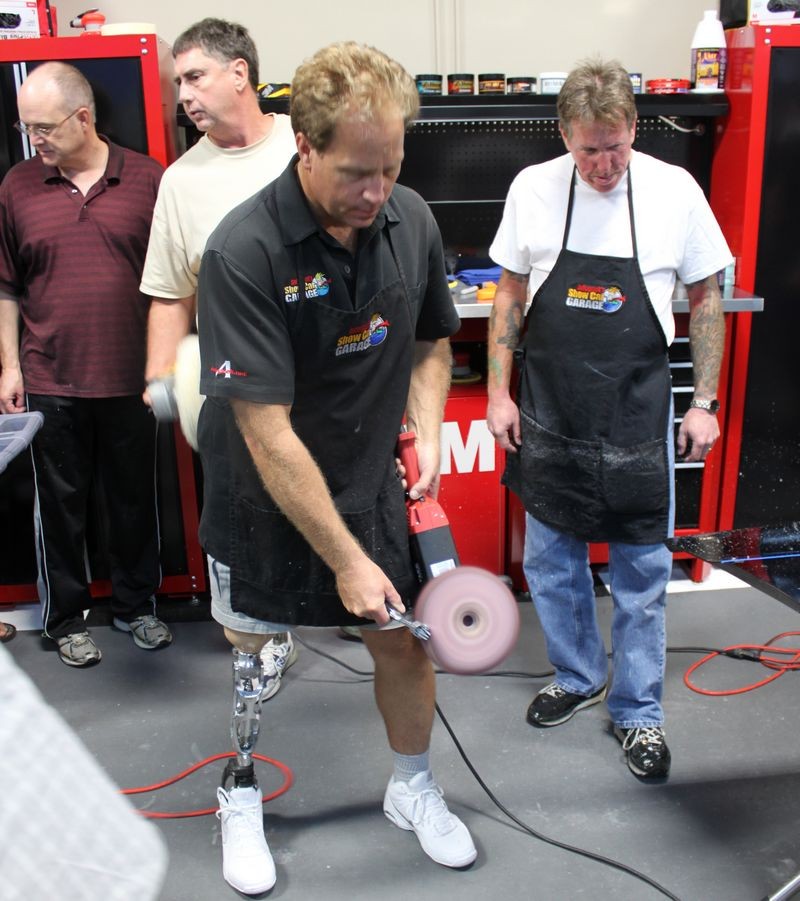 Wetsanding Rotary Buffer Classes at Autogeek.net with Mike Phillips