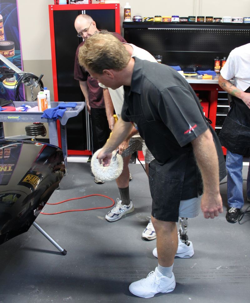 Wetsanding Rotary Buffer Classes at Autogeek.net with Mike Phillips