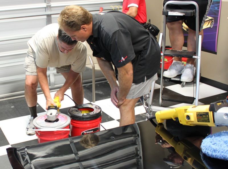 Wetsanding Rotary Buffer Classes at Autogeek.net with Mike Phillips
