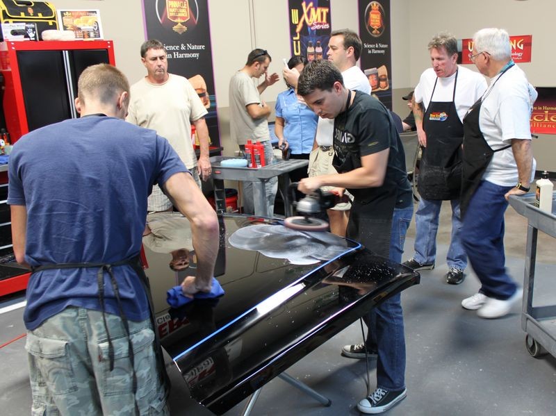 Wetsanding Rotary Buffer Classes at Autogeek.net with Mike Phillips