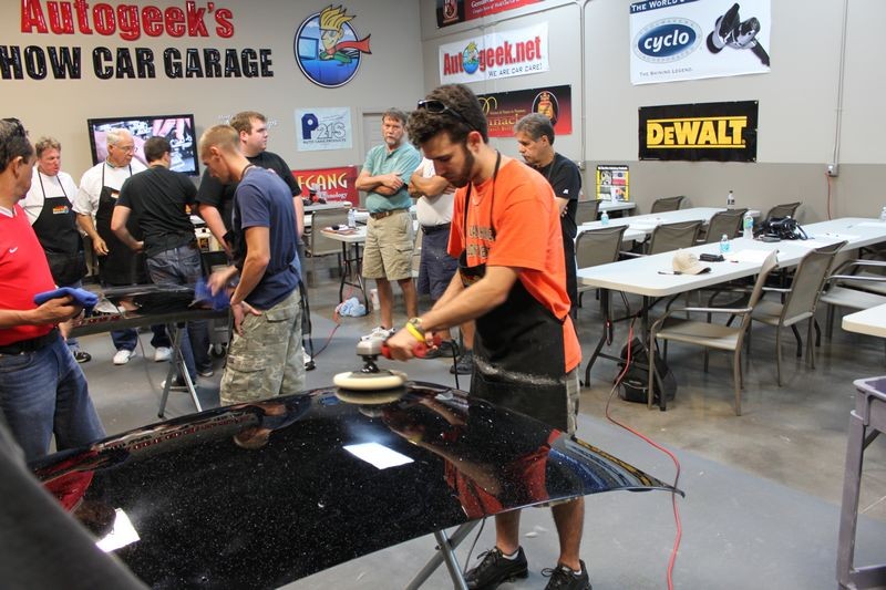 Wetsanding Rotary Buffer Classes at Autogeek.net with Mike Phillips